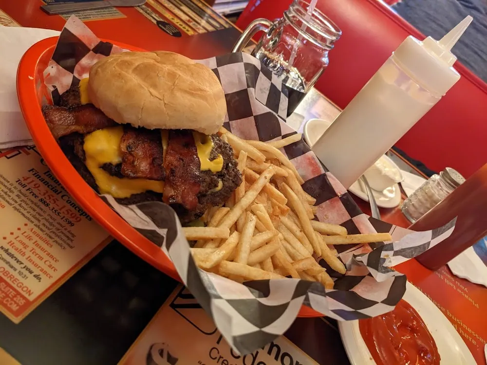 Bacon Double Smash Burger