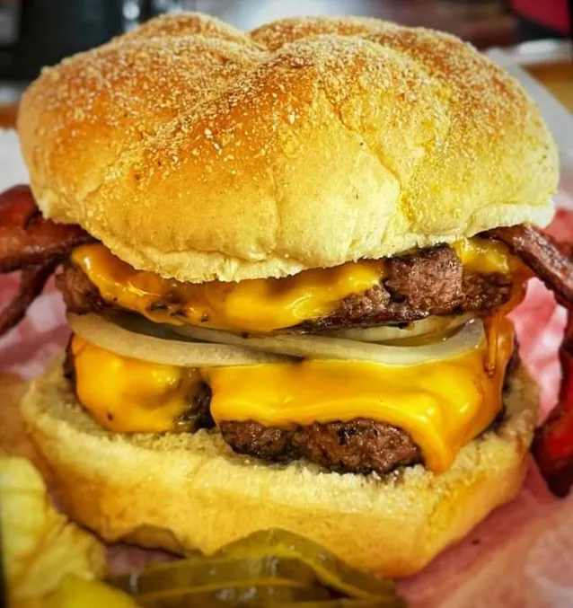 Double Smash Cheeseburger