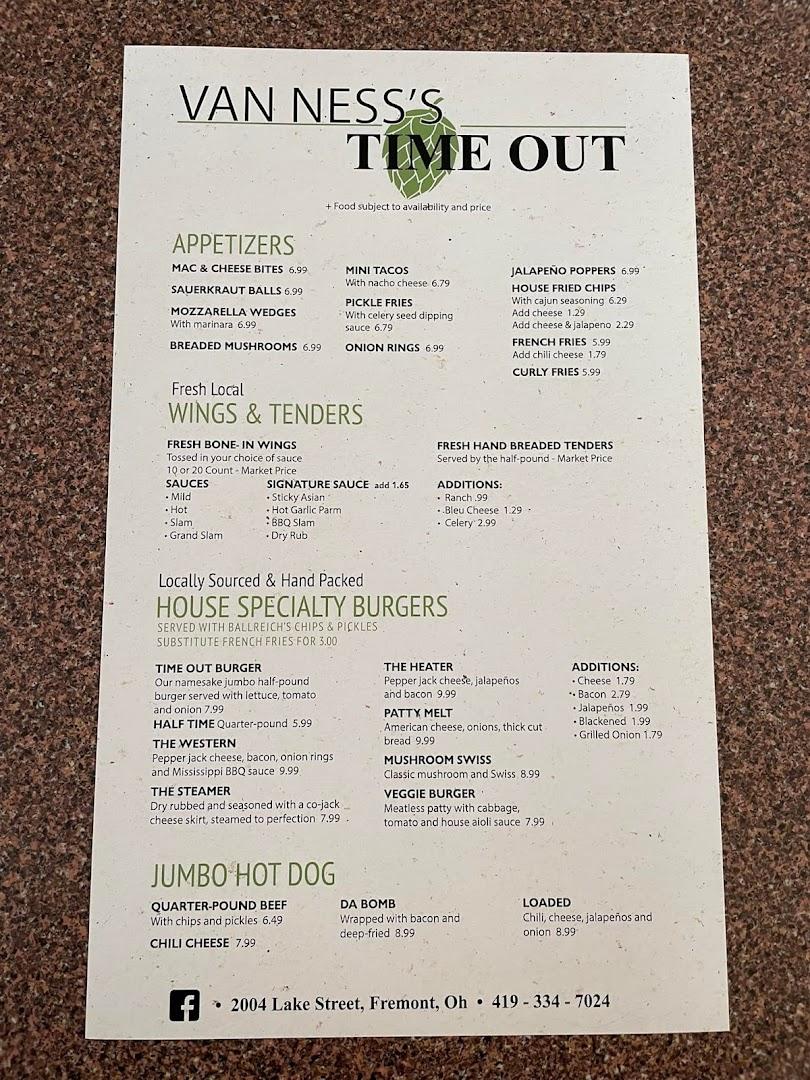 Van Ness's Time Out