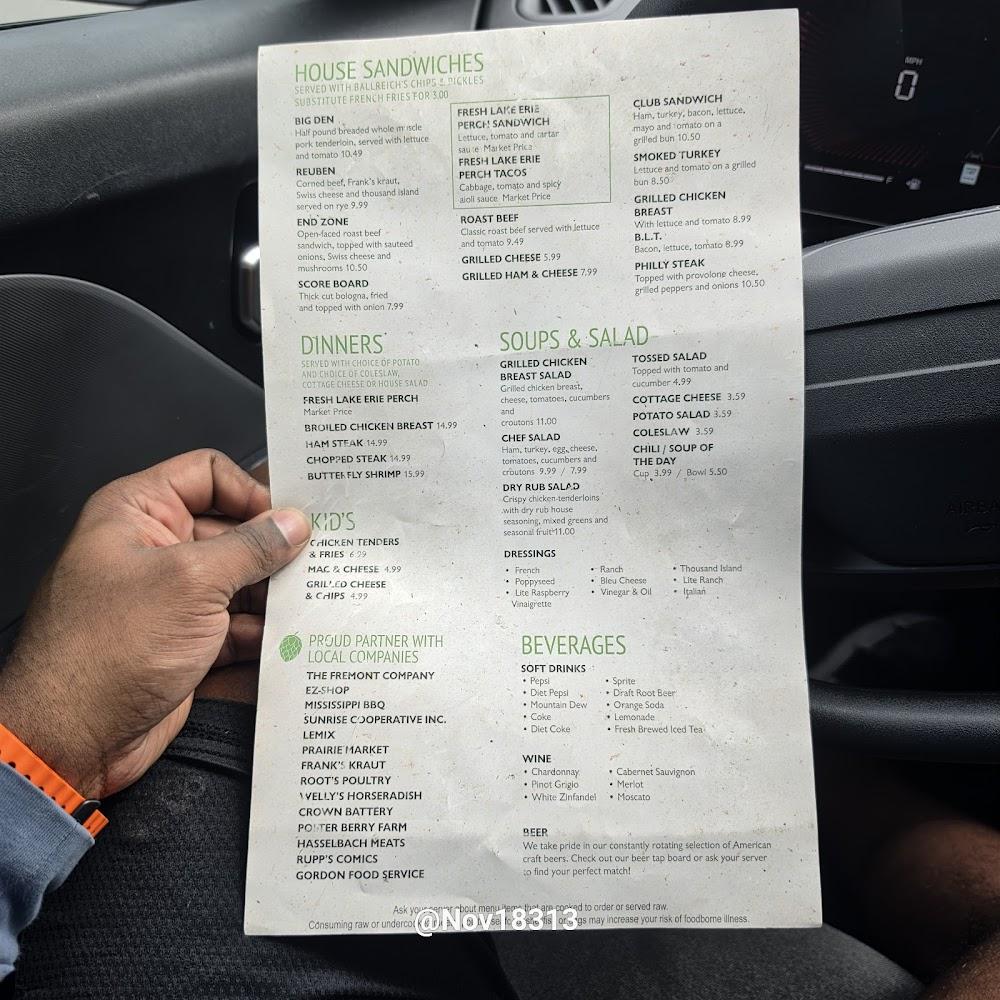 Van Ness's Time Out Menu image 3